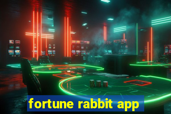 fortune rabbit app